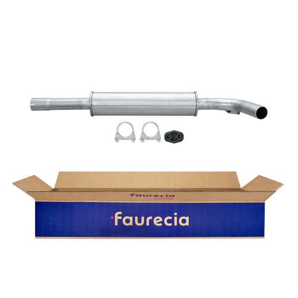 Center Muffler - Centre Silencer FAURECIA Kit Easy2Fit for e.g. SEAT Cordoba