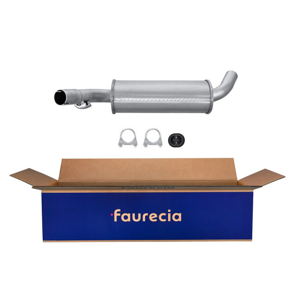 Center Muffler - Centre Silencer FAURECIA Kit Easy2Fit for e.g. SEAT Toledo