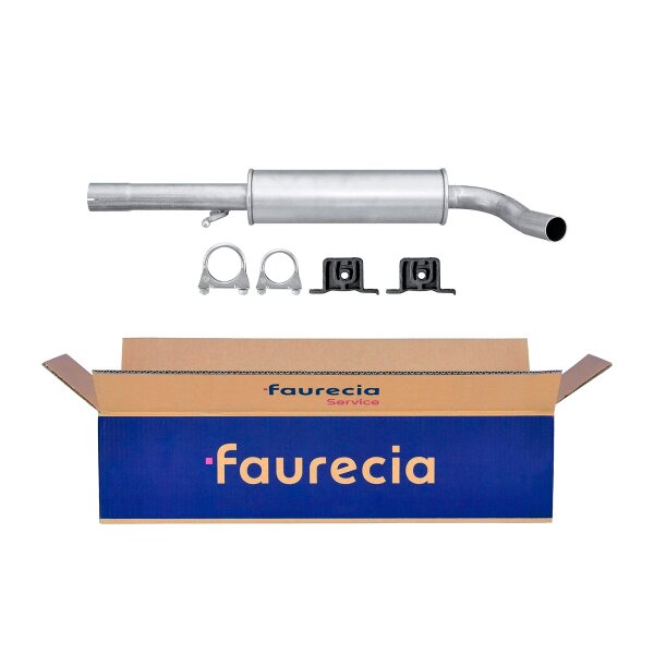 Mittelschalldämpfer Auspuff FAURECIA Kit Easy2Fit für u.a. AUDI A3