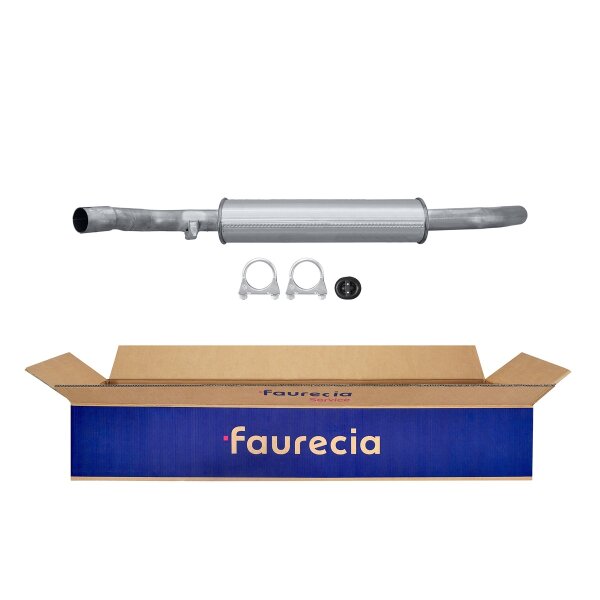 Center Muffler - Centre Silencer Exhaust System FAURECIA Kit Easy2Fit