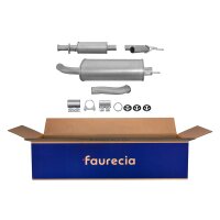 Rear Muffler - Rear Silencer Exhaust System FAURECIA Kit...