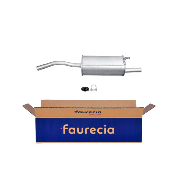 Rear Muffler - Rear Silencer FAURECIA Kit Easy2Fit for e.g. DACIA Sandero