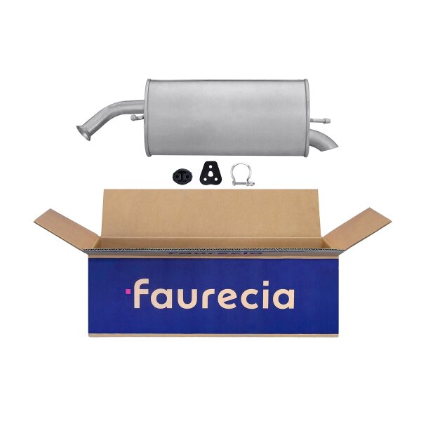 Rear Muffler - Rear Silencer FAURECIA Kit Easy2Fit for e.g. KIA Picanto