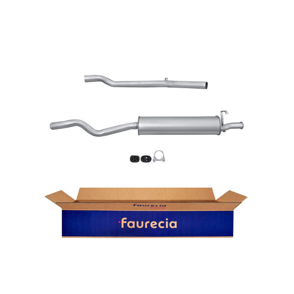 Endschalldämpfer Auspuff FAURECIA Kit Easy2Fit für u.a. FIAT Tipo