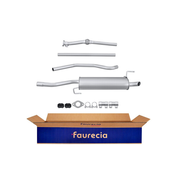Endschalldämpfer FAURECIA Kit Easy2Fit für u.a. FIAT Grande Punto