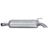 Rear silencer Easy2Fit with mounting parts HELLA for FIAT...