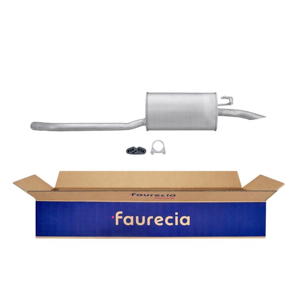 Rear Muffler - Rear Silencer FAURECIA Kit Easy2Fit for FIAT Punto