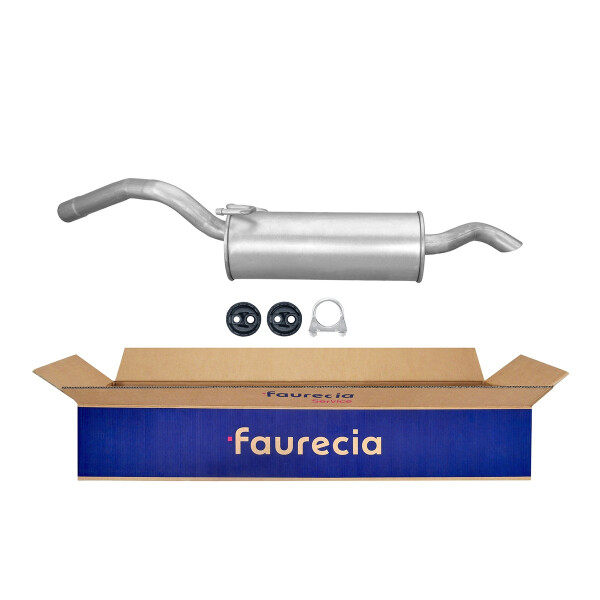 Endschalldämpfer Auspuff Exhaust System FAURECIA Kit Easy2Fit