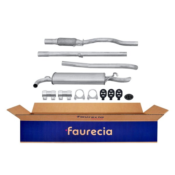 Endschalldämpfer FAURECIA Kit Easy2Fit für FIAT Seicento/600