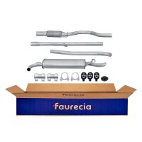 Rear silencer Easy2Fit with mounting parts HELLA for FIAT...