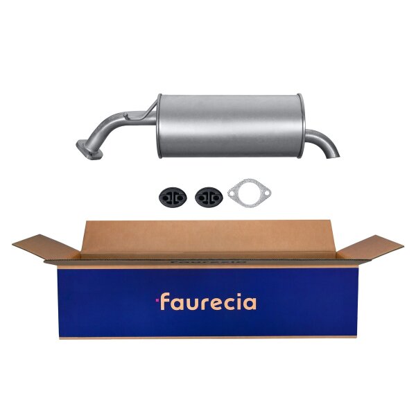 Rear Muffler - Rear Silencer FAURECIA Kit Easy2Fit for e.g. HYUNDAI Getz