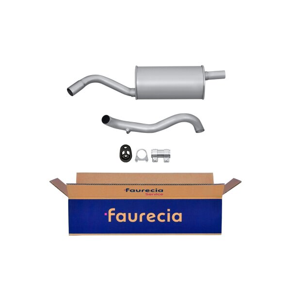 Endschalldämpfer Auspuff FAURECIA Kit Easy2Fit für FORD Escort V