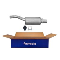 Rear silencer Easy2Fit with mounting parts HELLA for FORD...