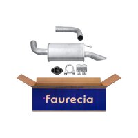 Rear silencer Easy2Fit with mounting parts HELLA for FORD...