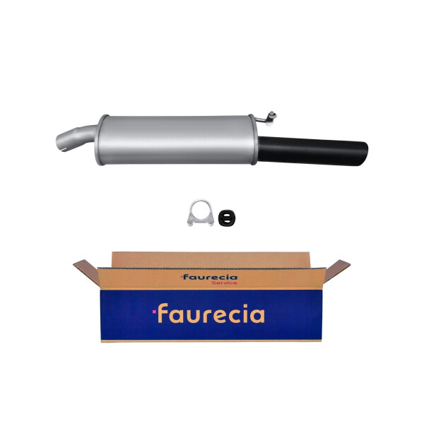 Endschalldämpfer Auspuff FAURECIA Kit Easy2Fit für OPEL Corsa A CC