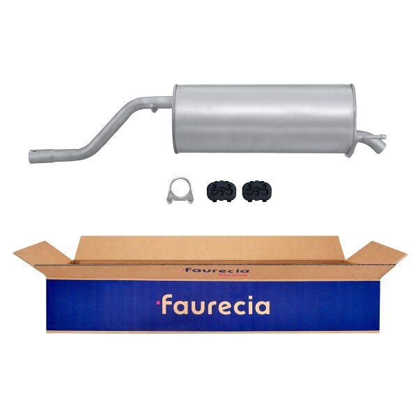 Endschalldämpfer Auspuff FAURECIA Kit Easy2Fit für OPEL Corsa D