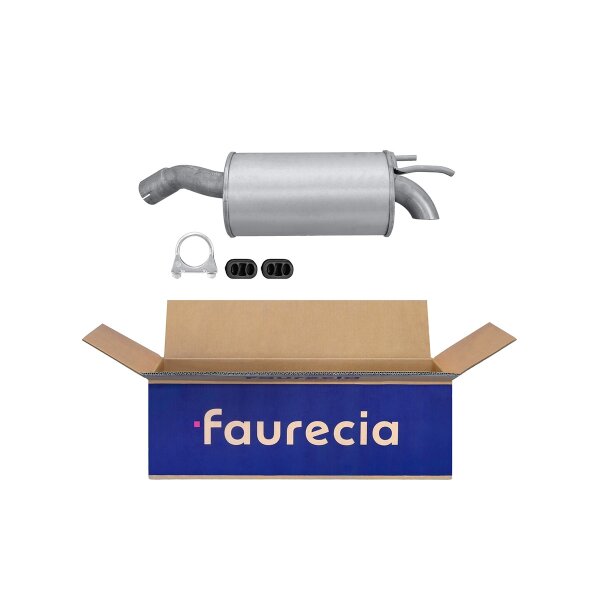 Endschalldämpfer Auspuff FAURECIA Kit Easy2Fit für u.a. FIAT Croma