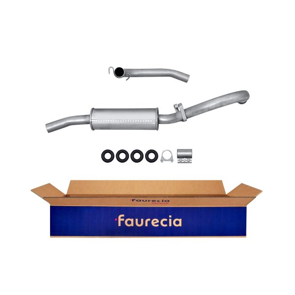 Endschalldämpfer Auspuff Exhaust System FAURECIA Kit Easy2Fit