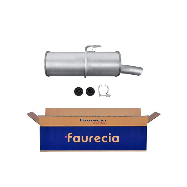 Endschalldämpfer Auspuff FAURECIA Kit Easy2Fit für PEUGEOT 406