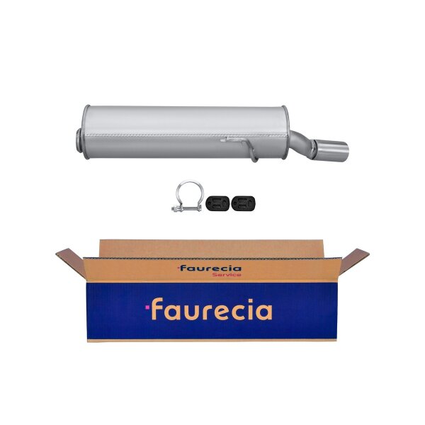 Endschalldämpfer Auspuff Exhaust System FAURECIA Kit Easy2Fit
