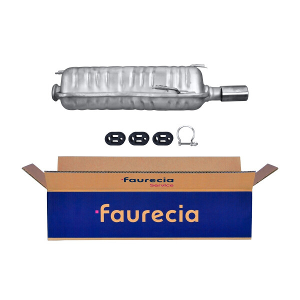 Rear Muffler - Rear Silencer FAURECIA Kit Easy2Fit for e.g. CITROËN ZX