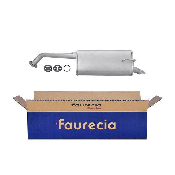 Rear Muffler - Rear Silencer FAURECIA Kit Easy2Fit for e.g. NISSAN Micra