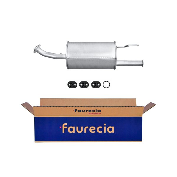 Rear Muffler - Rear Silencer FAURECIA Kit Easy2Fit for e.g. NISSAN Almera