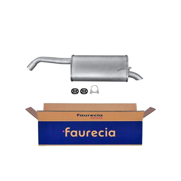 Rear Muffler - Rear Silencer FAURECIA Kit Easy2Fit for NISSAN Note