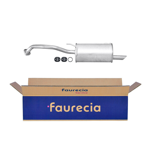 Rear Muffler - Rear Silencer FAURECIA Kit Easy2Fit for NISSAN Micra