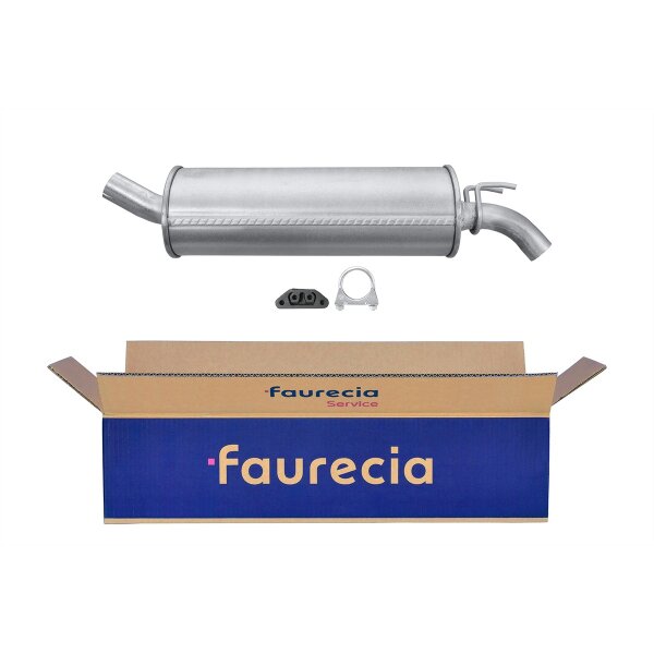 Rear Muffler - Rear Silencer FAURECIA Kit Easy2Fit for e.g. RENAULT Super 5