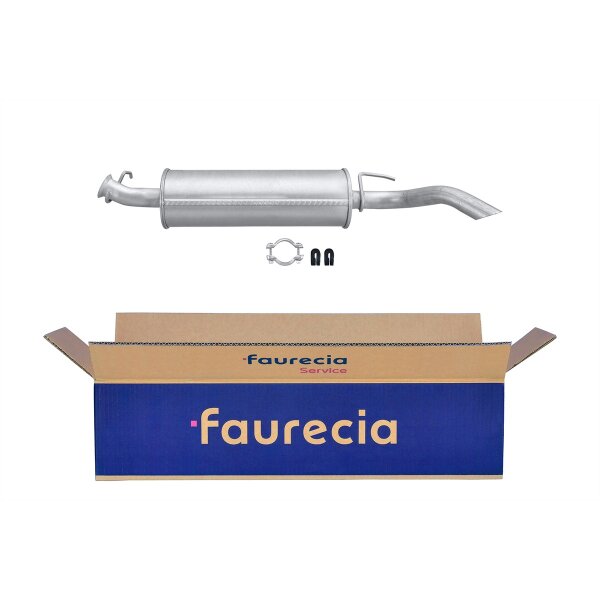 Rear Muffler - Rear Silencer Exhaust System FAURECIA Kit Easy2Fit