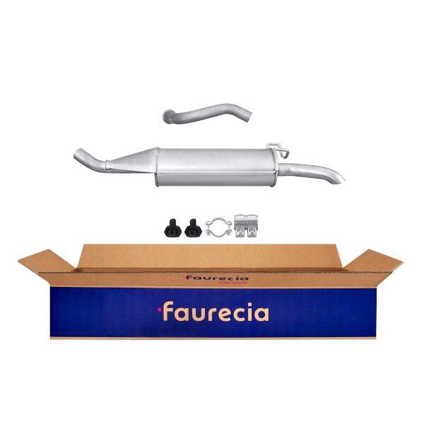 Endschalldämpfer Easy2Fit mit Anbauteilen HELLA für RENAULT 19 I RENAULT 19 II