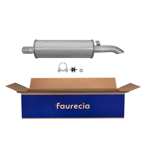 Rear Muffler - Rear Silencer FAURECIA Kit Easy2Fit for e.g. RENAULT 25