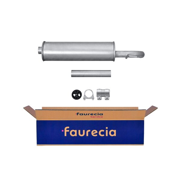 Endschalldämpfer Auspuff Exhaust System FAURECIA Kit Easy2Fit