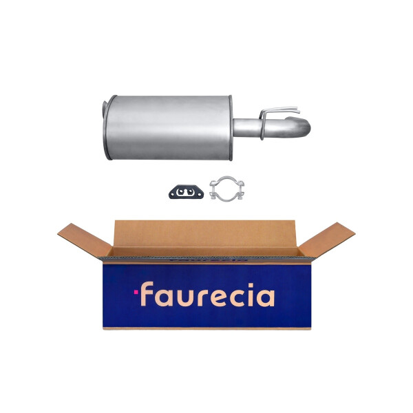 Endschalldämpfer Auspuff Exhaust System FAURECIA Kit Easy2Fit