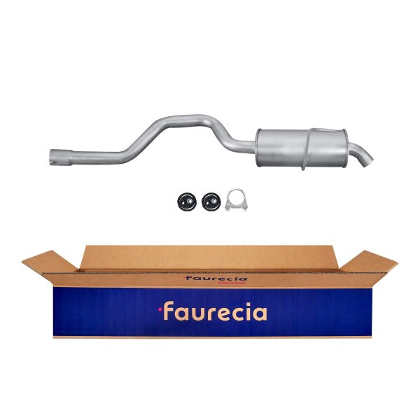 Rear Muffler - Rear Silencer FAURECIA Kit Easy2Fit for e.g. RENAULT Espace