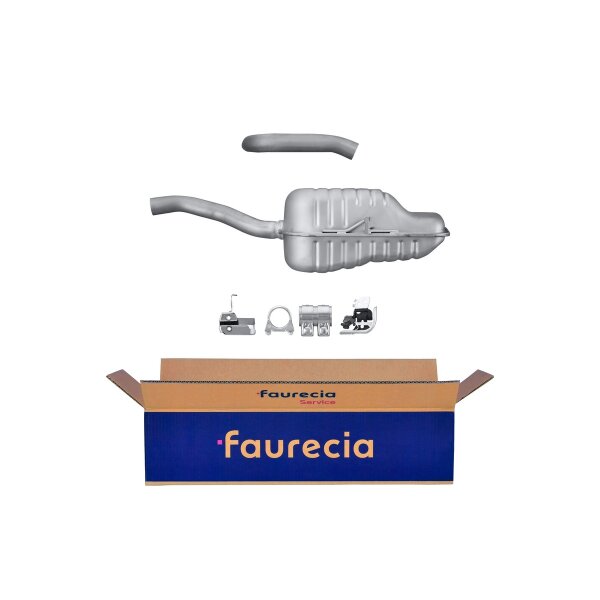 Endschalldämpfer FAURECIA Kit Easy2Fit für u.a. RENAULT Megane II