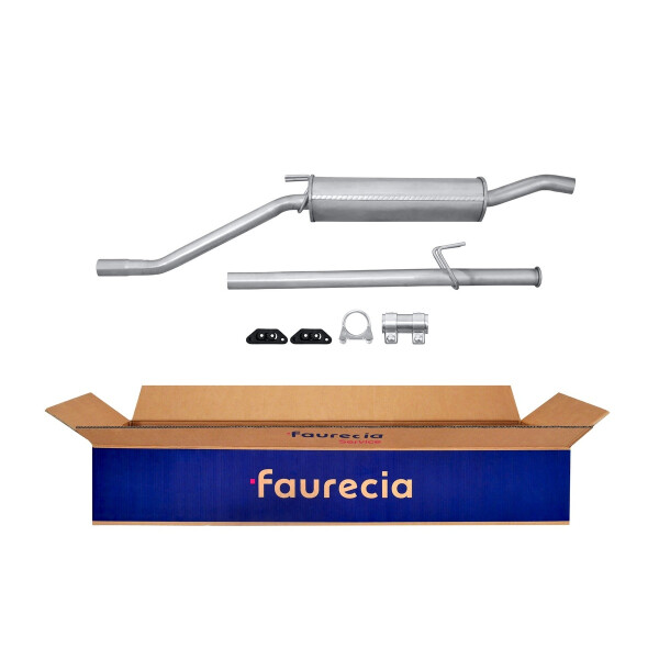 Endschalldämpfer Auspuff Exhaust System FAURECIA Kit Easy2Fit