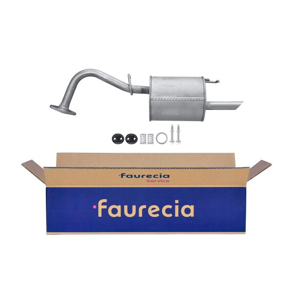 Endschalldämpfer Auspuff FAURECIA Kit Easy2Fit für TOYOTA Yaris