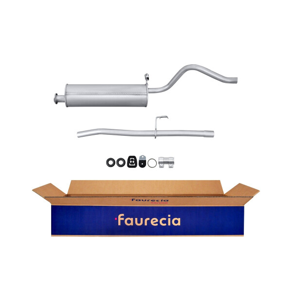 Endschalldämpfer Auspuff Exhaust System FAURECIA Kit Easy2Fit