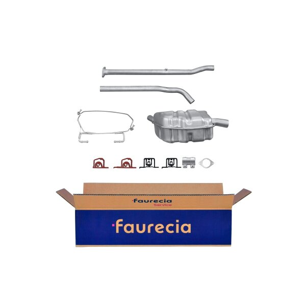 Endschalldämpfer Auspuff FAURECIA Kit Easy2Fit für u.a. MINI Mini