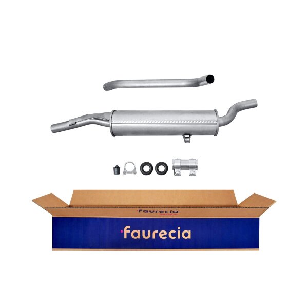 Endschalldämpfer Auspuff FAURECIA Kit Easy2Fit für u.a. VW Polo