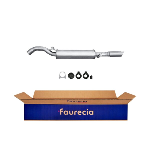 Endschalldämpfer Auspuff FAURECIA Kit Easy2Fit für u.a. VW Golf II