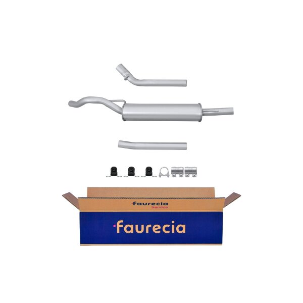 Endschalldämpfer Auspuff FAURECIA Kit Easy2Fit für u.a. VW Vento