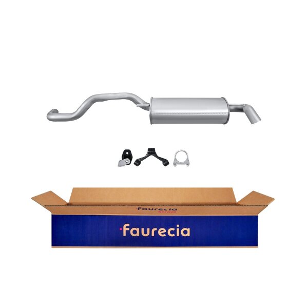 Endschalldämpfer Auspuff FAURECIA Kit Easy2Fit für u.a. VW Polo