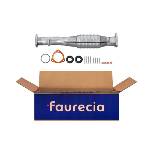 Catalytic Converter Euro 3 with mounting parts FAURECIA Kit Easy2Fit