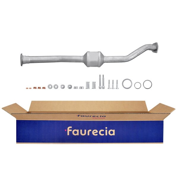 Catalytic Converter Euro 3 with mounting parts FAURECIA Kit Easy2Fit