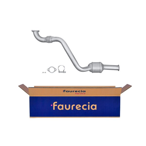 Catalytic Converter Euro 3 with mounting parts FAURECIA Kit Easy2Fit