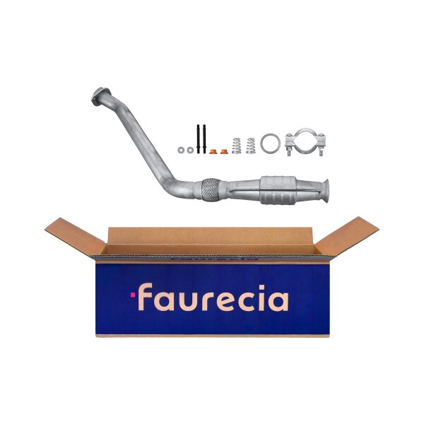 Katalysator Auspuff Euro 3 mit Anbauteilen FAURECIA Kit Easy2Fit