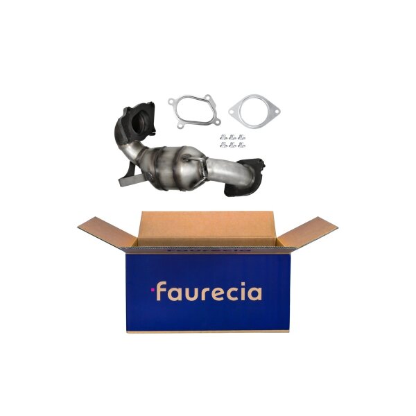 Katalysator Auspuff Euro 4 mit Anbauteilen FAURECIA Kit Easy2Fit